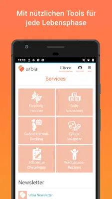 Urbia android App screenshot 1